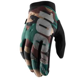 Gants vélo adulte Brisker vert