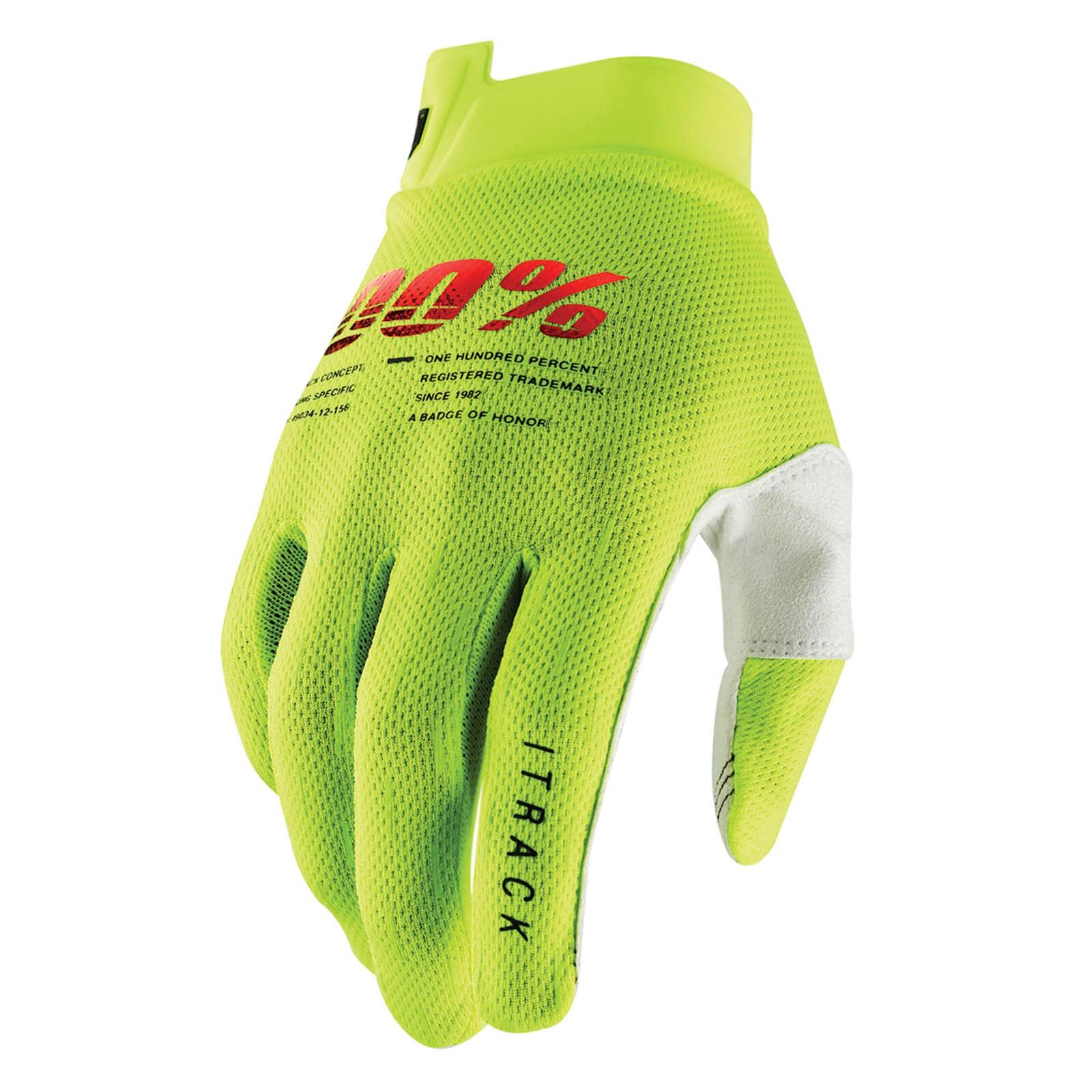Gants iTrack Youth - fluo yellow 1/3