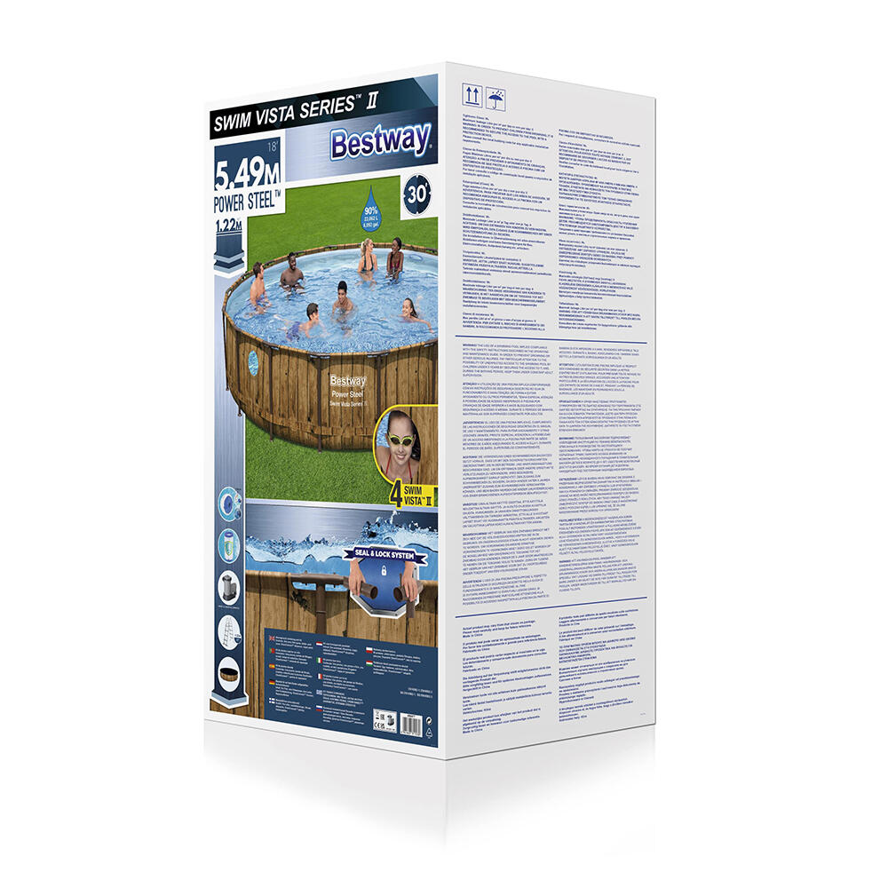 Bestway Power Steel Swim Vista Series II  Above Ground Pool Set 549 x 122 cm 4/7