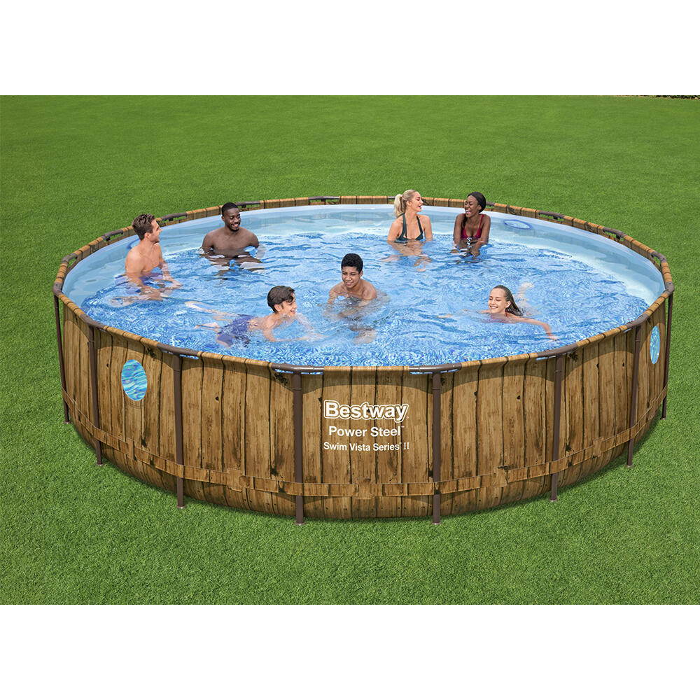 Bestway Power Steel Swim Vista Series II  Above Ground Pool Set 549 x 122 cm 2/7