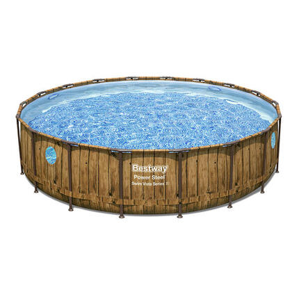 Bestway Power Steel Swim Vista Series I I Aufstellpool Komplett-Set 549x122cm