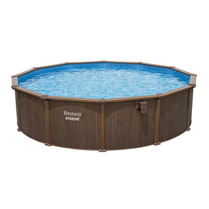 Bestway Hydrium Kit piscine hors sol ron de parois acier 5,49 x 1,32 m