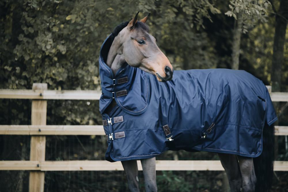 Winterdeken - 1680D - 125 cm / 5'9 - Vegan konijnenvacht - Marineblauw 4/7