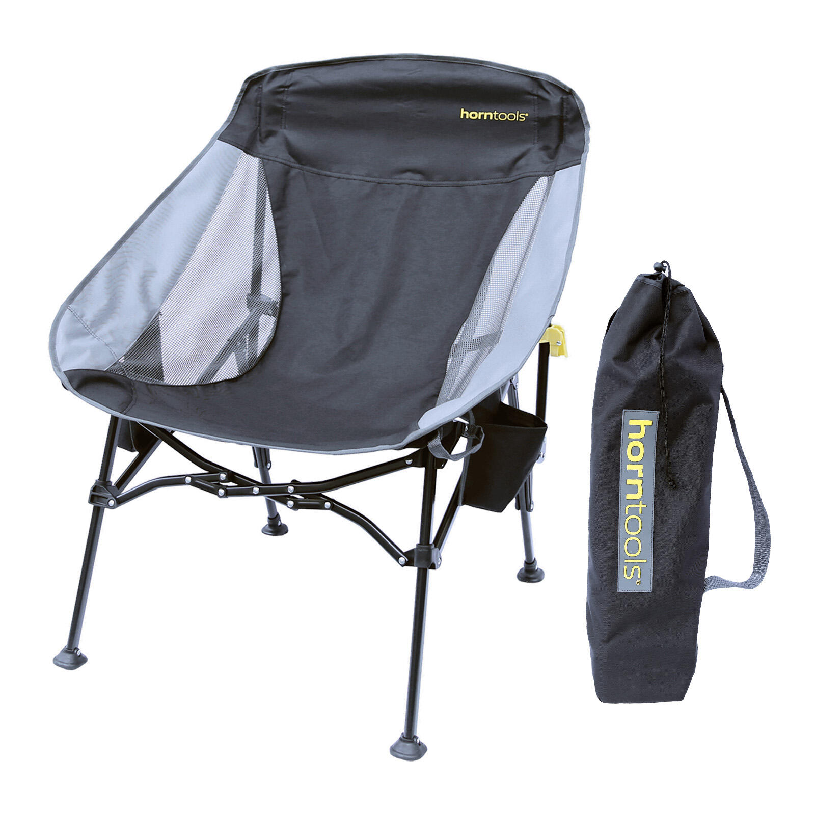 Horntools - Horntools Chaise De Camping Pliable - Siège Pliant - Noir - Decathlon