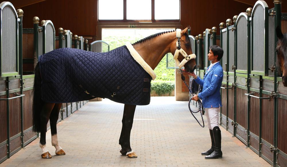 Showdecke - 600D - 155 cm / 6'9 - Veganes Kaninchenfell - Navy 3/7