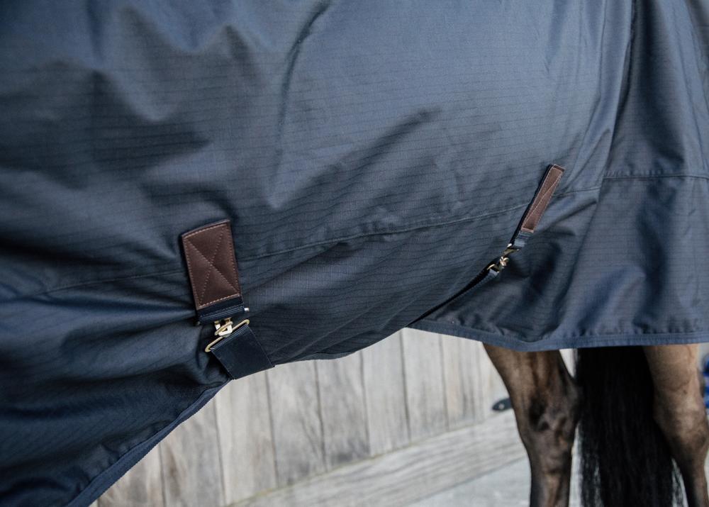 Turnout Rug All weather Waterproof Classic navy 155-6'9 300 gram 3/5