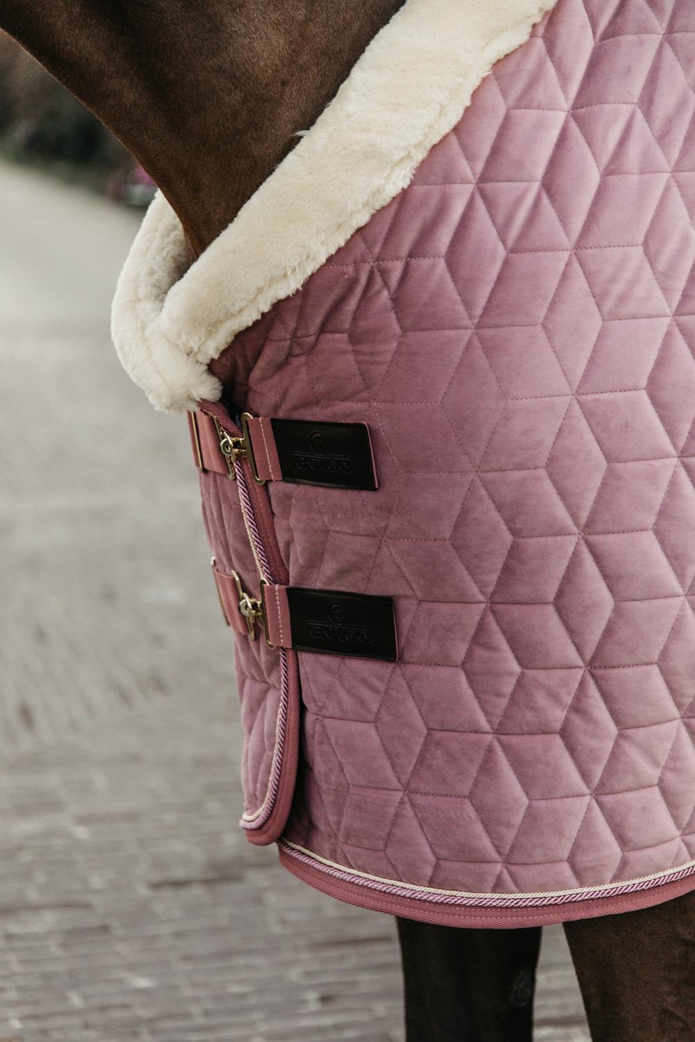 KENTUCKY HORSEWEAR Show Rug Velvet deken oude roos 90-4'9 160g