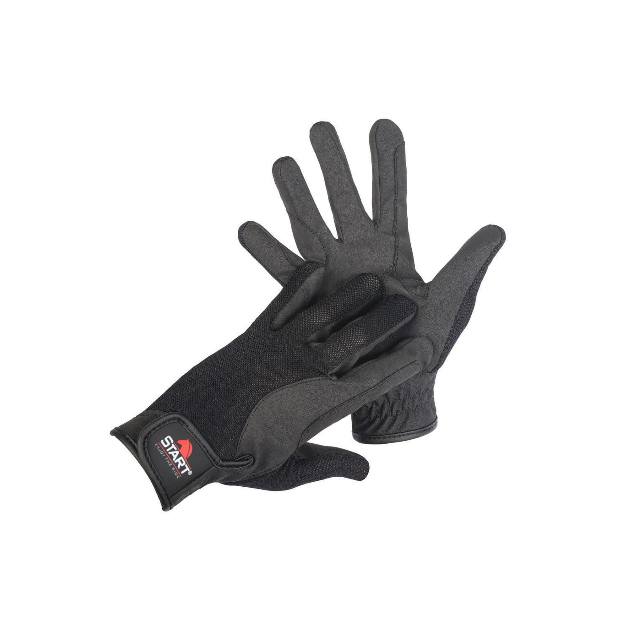 Start - Gants D'Équitation D'Équitation Celebes - Gants - Noir - 34 2xs - Decathlon