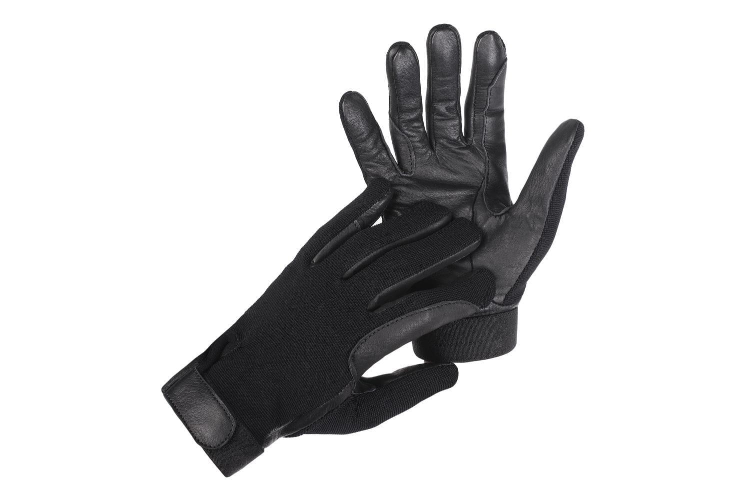Reithandschuhe Damen und Herren, Unisex, START Borneo, Leder schwarz 1/2