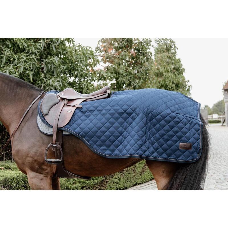 Couverture d’extérieur - 600D - L - Fourrure de lapin vegan - Navy