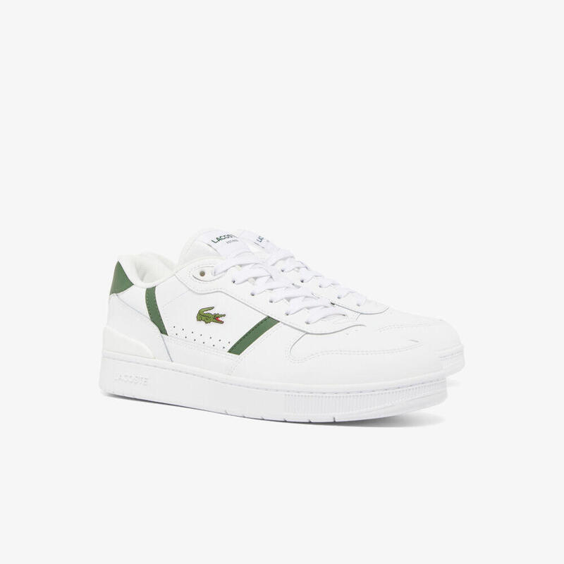 Pantofi sport Lacoste T-Clip Set albi și verzi