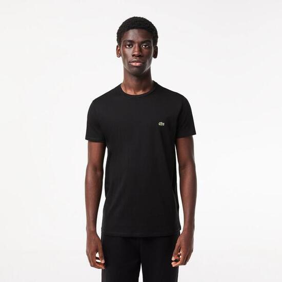 T-shirt Lacoste Nero Regular Fit Uomo