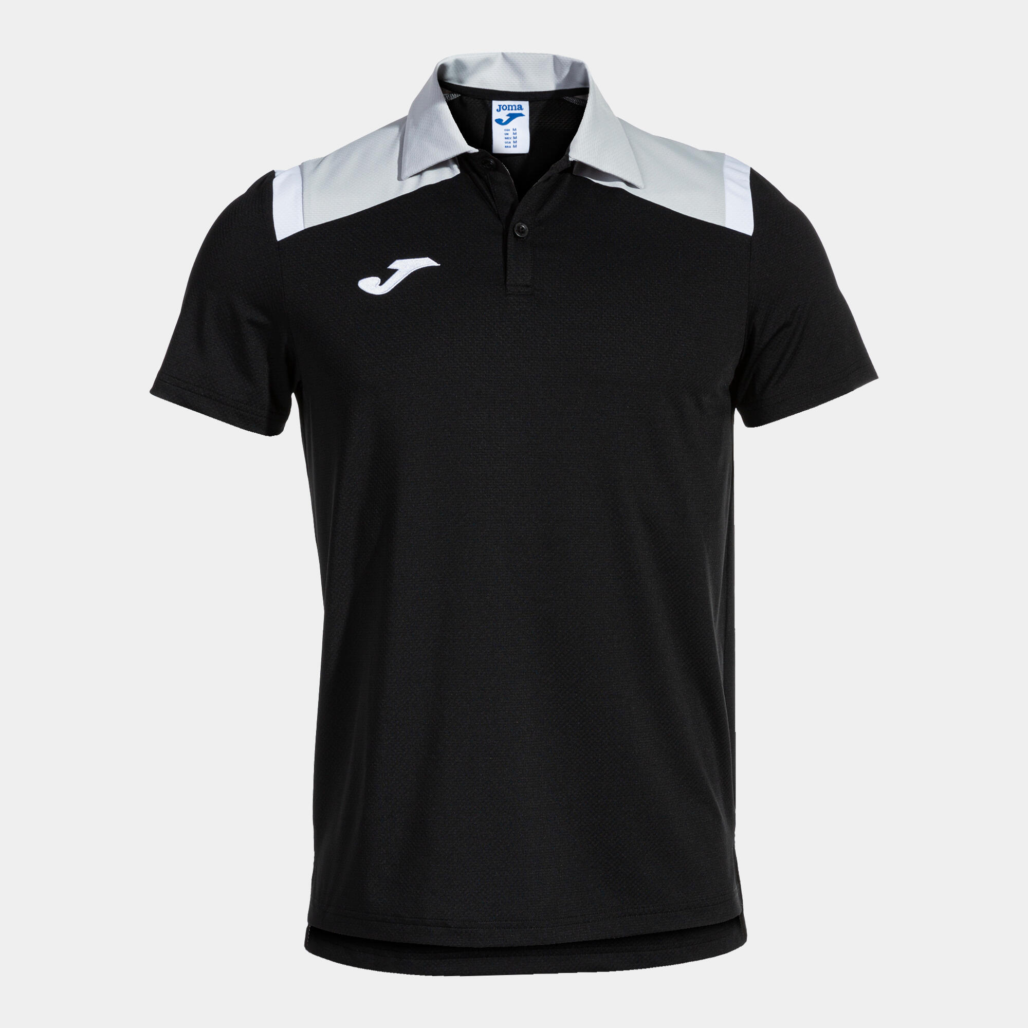 Polo Manches Courtes Football Homme Joma Toledo Noir 4/4