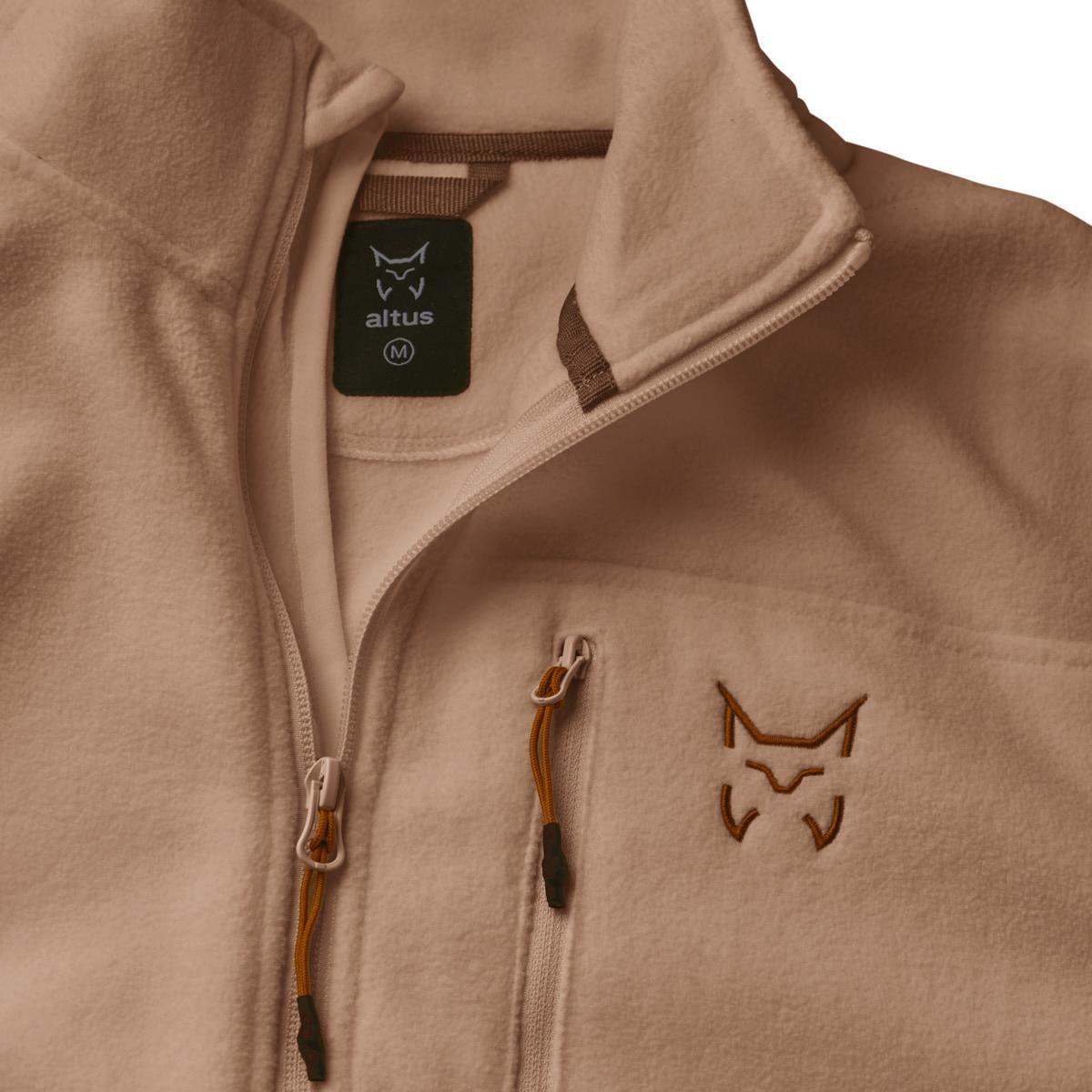 Forro polar Senderismo en la naturaleza HOMBRE ALTUS LOMBARDIA BEIGE 3/5