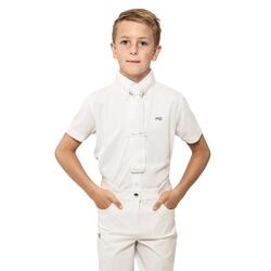 Chemise de concours équitation manches courtes enfant Premier Equine Mini Antoni
