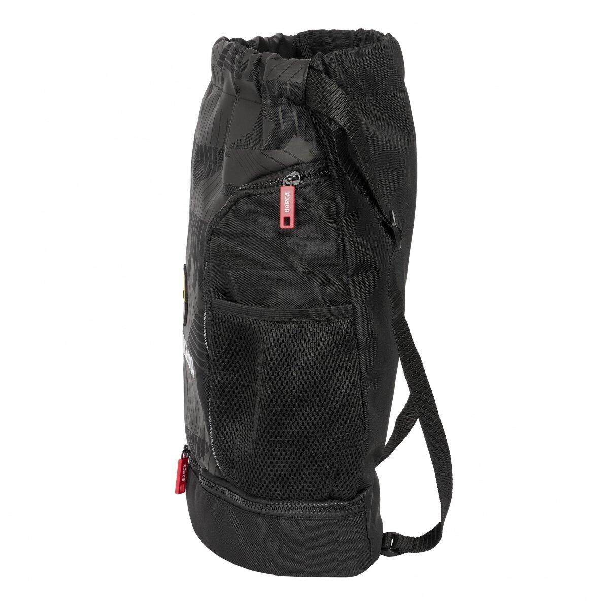 Bolsa Mochila con Cuerdas F.C. Barcelona Black 3/4