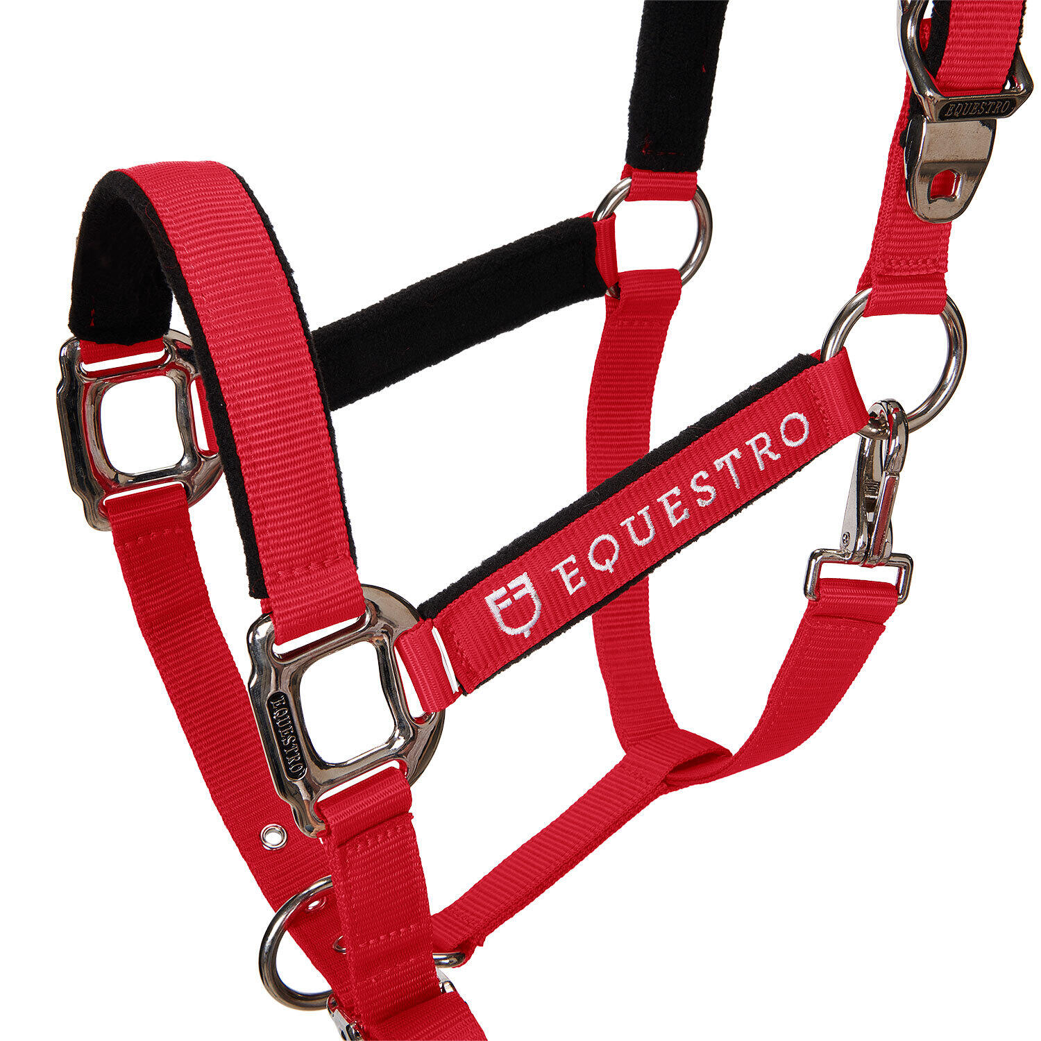 Licol pour cheval avec longueur Equestro Modello Shiny Fittings 2/7