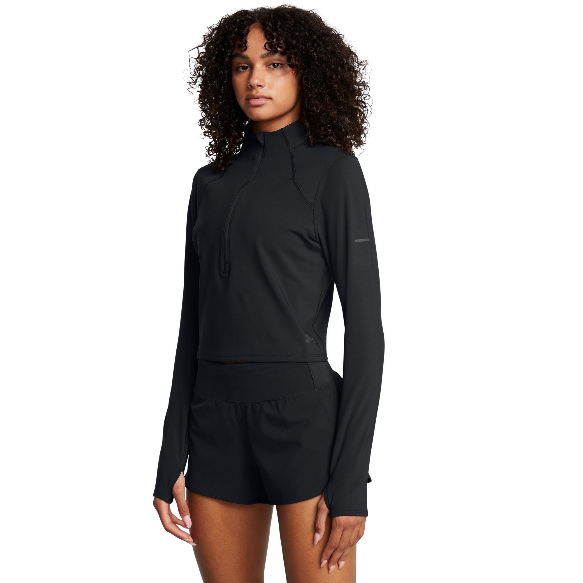 Dames sweater met 1/2 rits van gebreid materiaal Under Armour Launch Elite 2/4