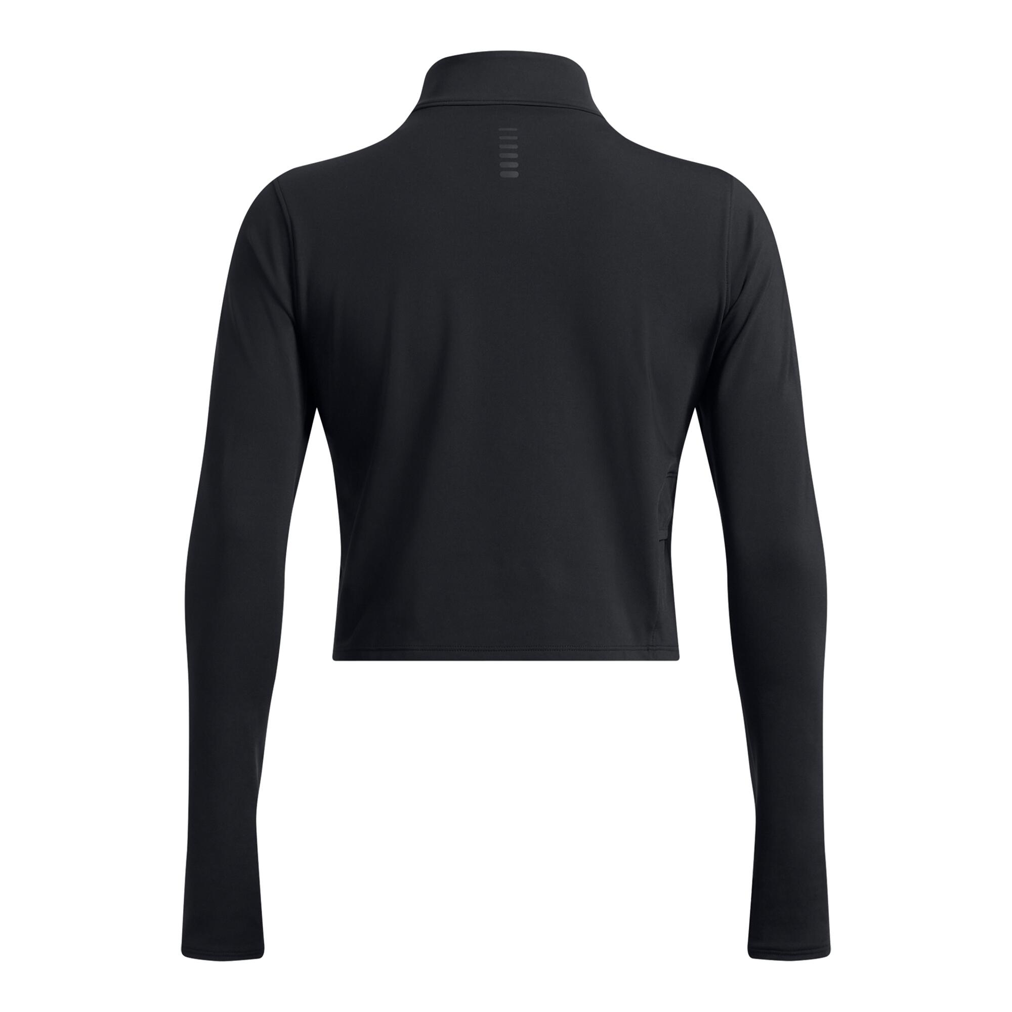 Dames sweater met 1/2 rits van gebreid materiaal Under Armour Launch Elite 3/4