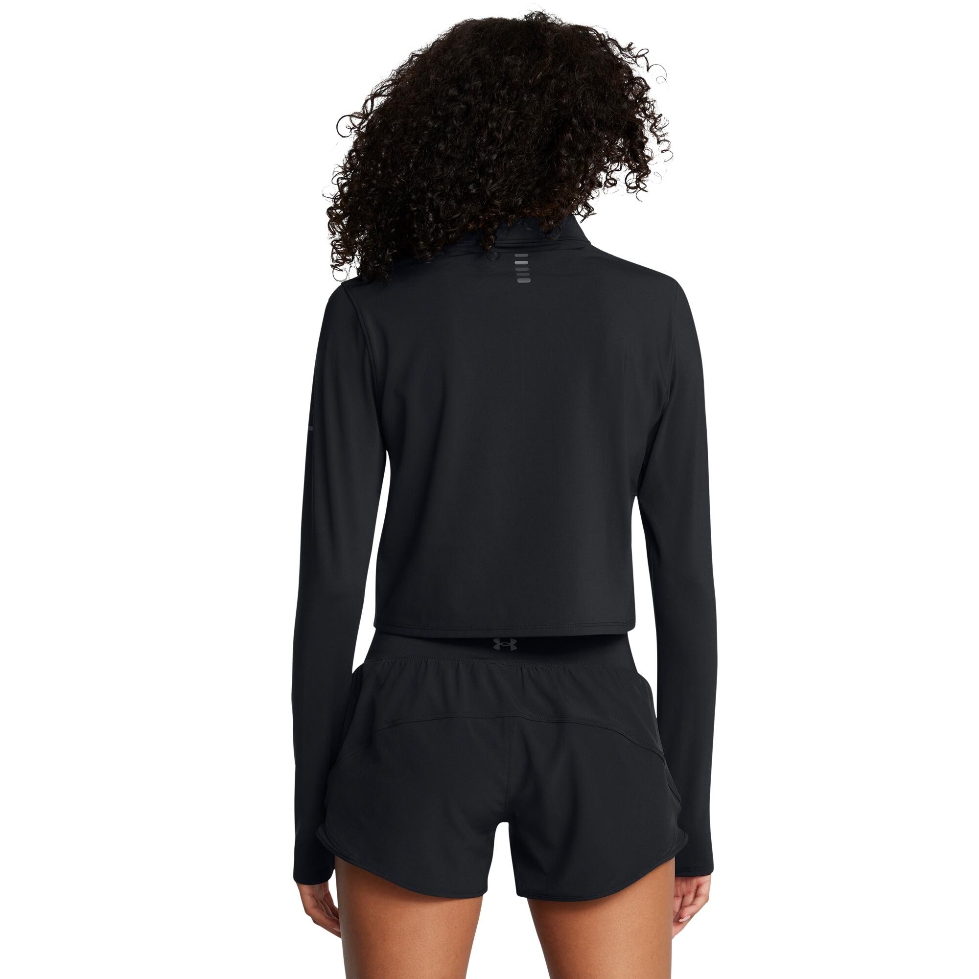 Dames sweater met 1/2 rits van gebreid materiaal Under Armour Launch Elite 4/4