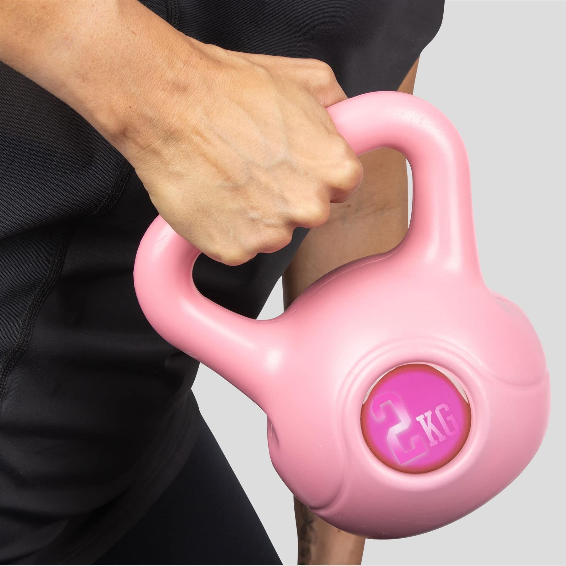 Phoenix Fitness 2kg Pink Kettlebell 2/7