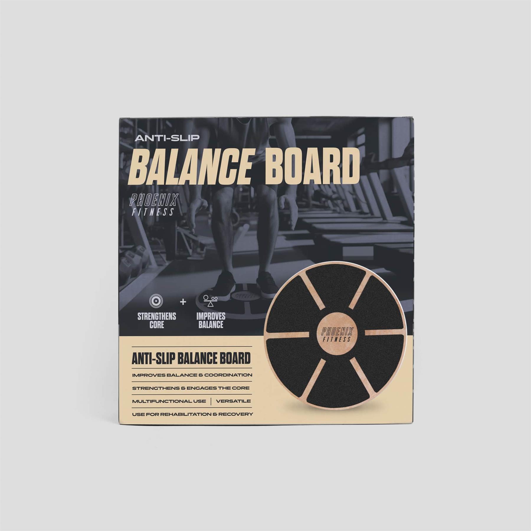 Balance Board Holz 5/8