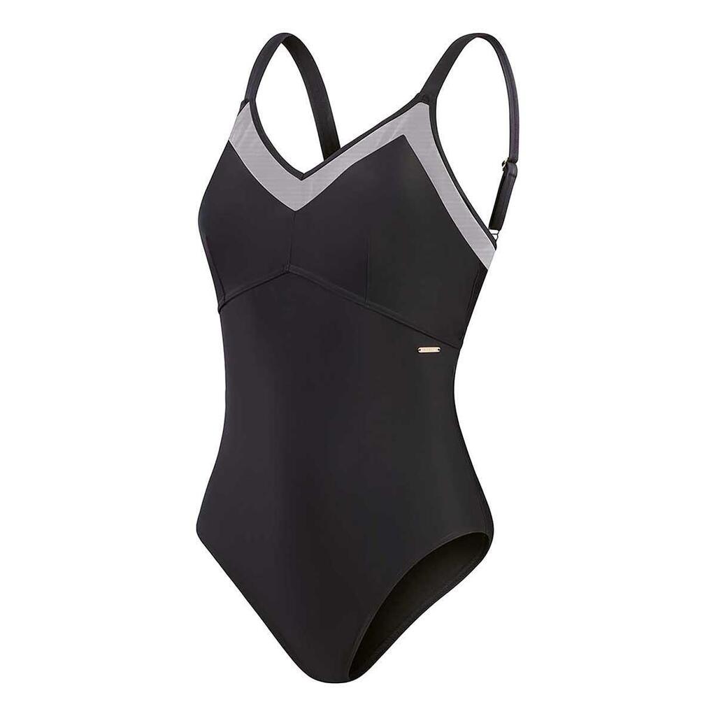 Womens Shaping Mesh Detail Swimsuit