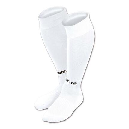 Chaussettes de football JOMA Media Classic II, blanches.
