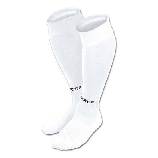 Chaussettes de football JOMA Media Classic II, blanches.