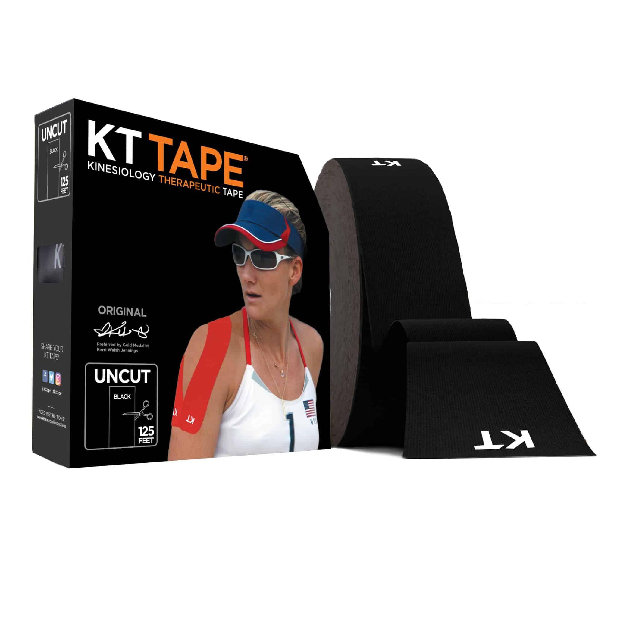 Kt Tape - Bandes Élastique Non Coupé Kt Tape Original Jumbo (38 M X 5 Cm) - Bande Élastique - Noir - Taille Unique - Decathlon