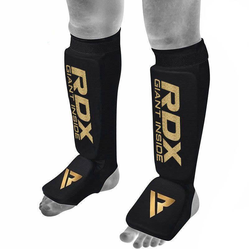 Schienbeinschoner RDX – Schwarz/Gold – XL 3/5