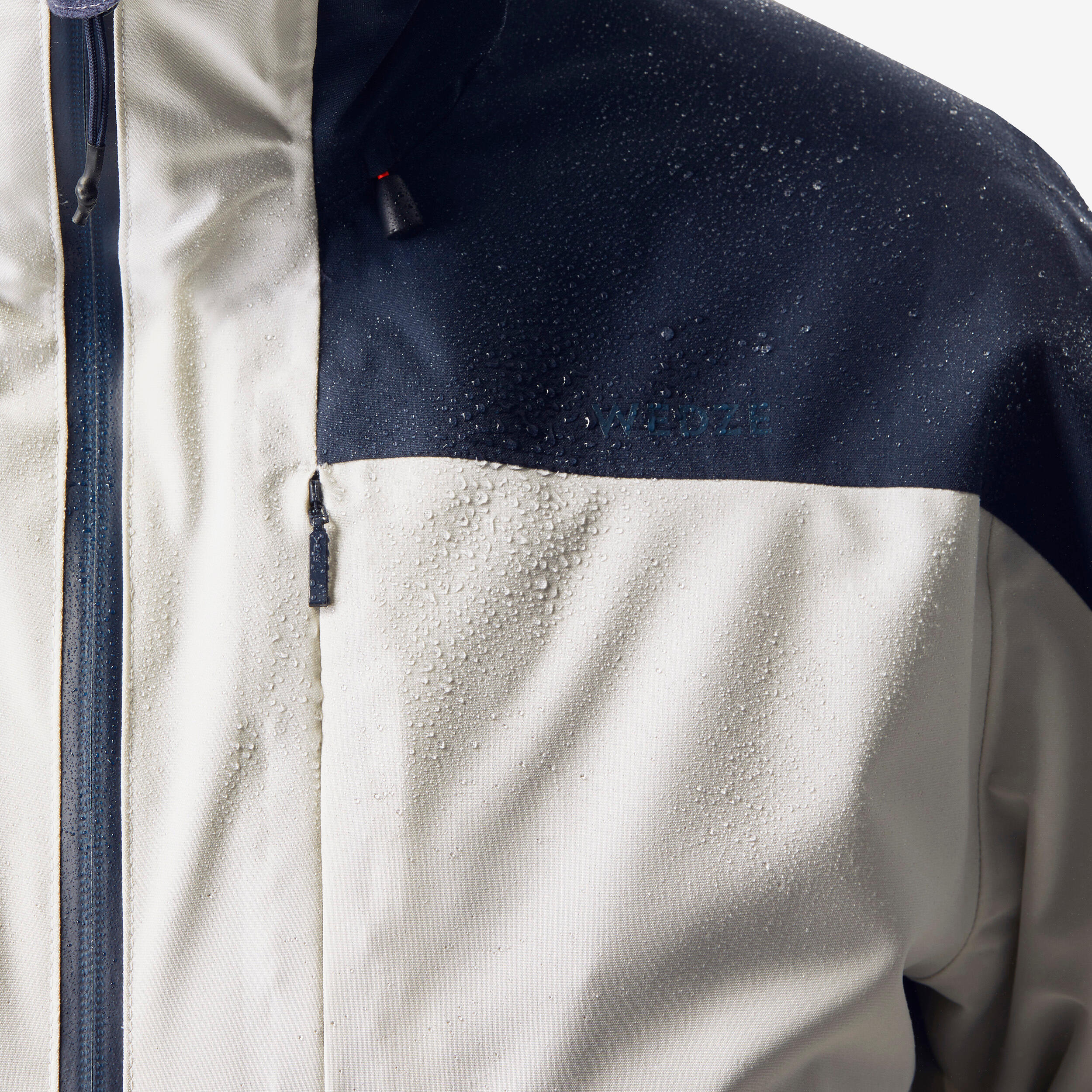 Tweedehands - Warme en waterdichte ski-jas voor heren 500 grijs... - ZEER GOED 4/5