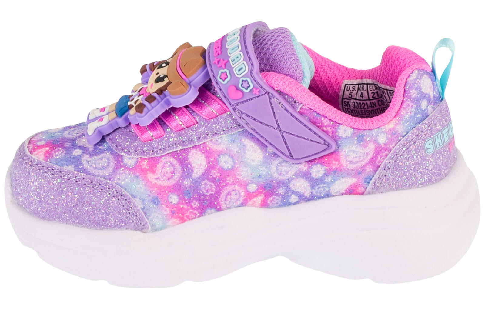 Chaussures Enfants Skechers Snuggle Sneaks rose 2/4