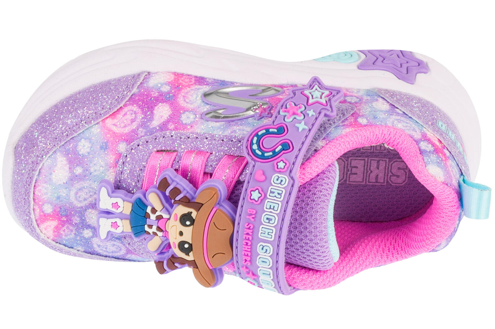 Chaussures Enfants Skechers Snuggle Sneaks rose 3/4