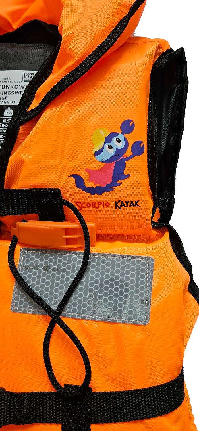 Kamizelka ratunkowa na kajak łódź spływ dla dziecka Scorpio Kids 4/5