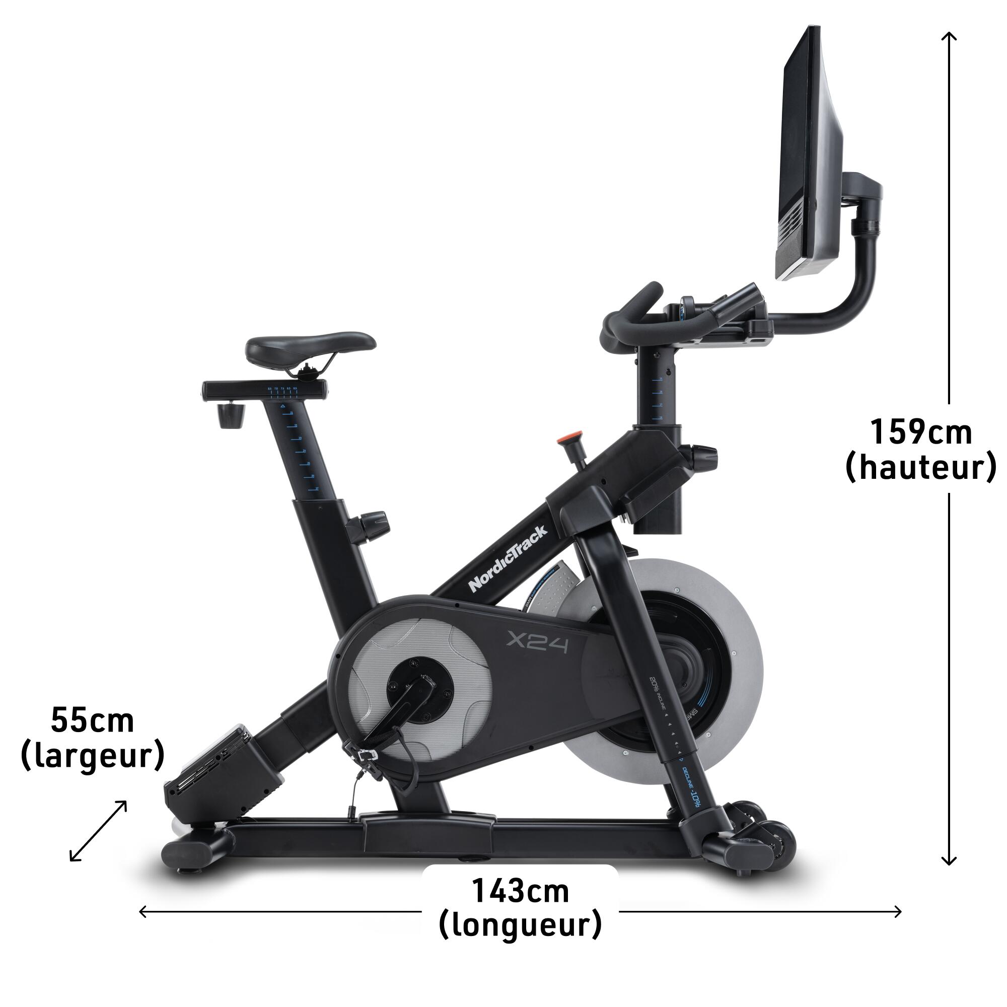 X24 Indoor Cycle - realistisch, Neigung von -10% bis 20% 2/4