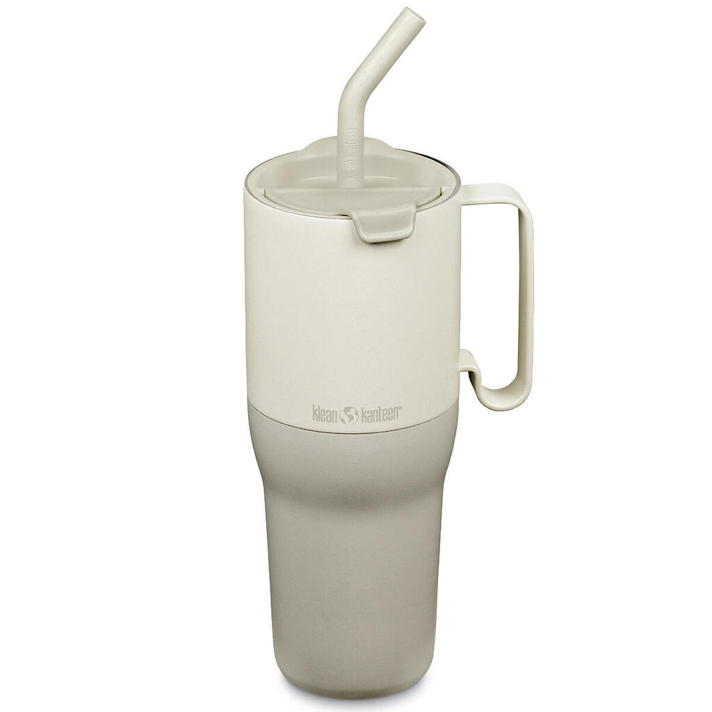 Klean Kanteen Rise w/Flip Lid & Straw Vacuum Insulated Tumbler 1065ml Tofu