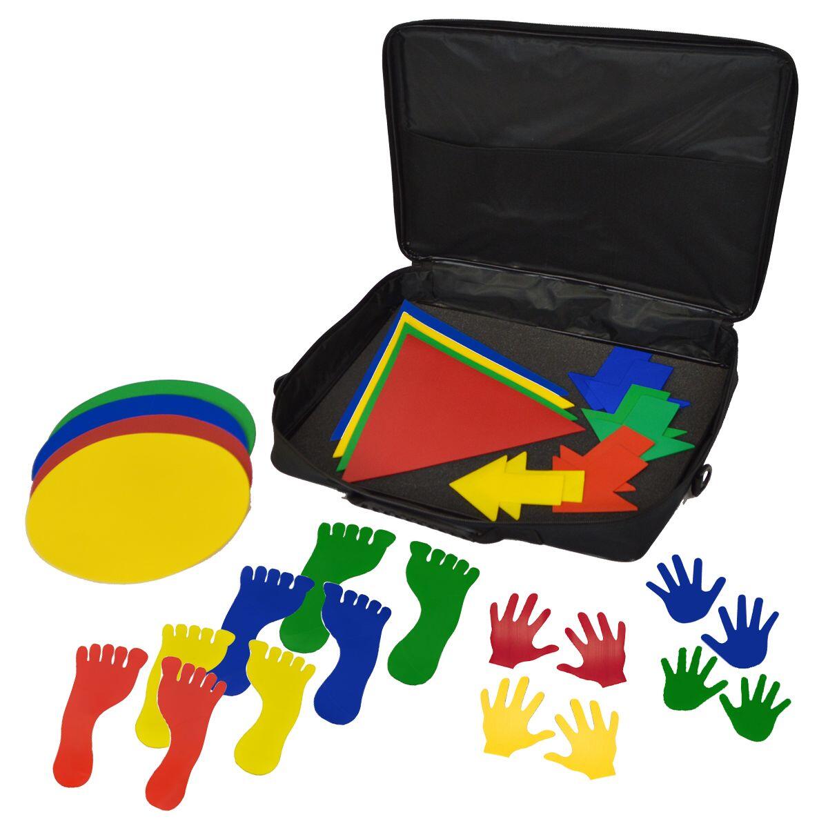 Sporti France - Mallette Motricite Sea - Empreintes De Marquage Au Sol - Multicolore - Taille Unique - Decathlon