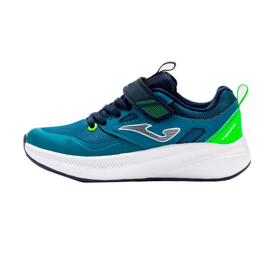 Joma - Chaussures De Course Joma Modèle Jferrs2517v Pour Enfants - Chaussures De Sport - Bleu|jaune|vert - Decathlon
