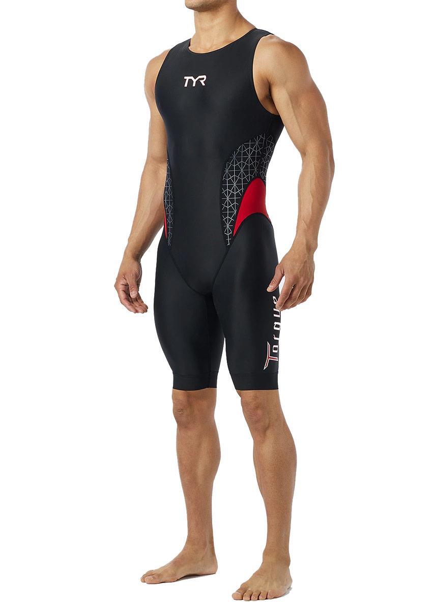 TYR TYR Mens Torque Pro Swimskin - Black/Red