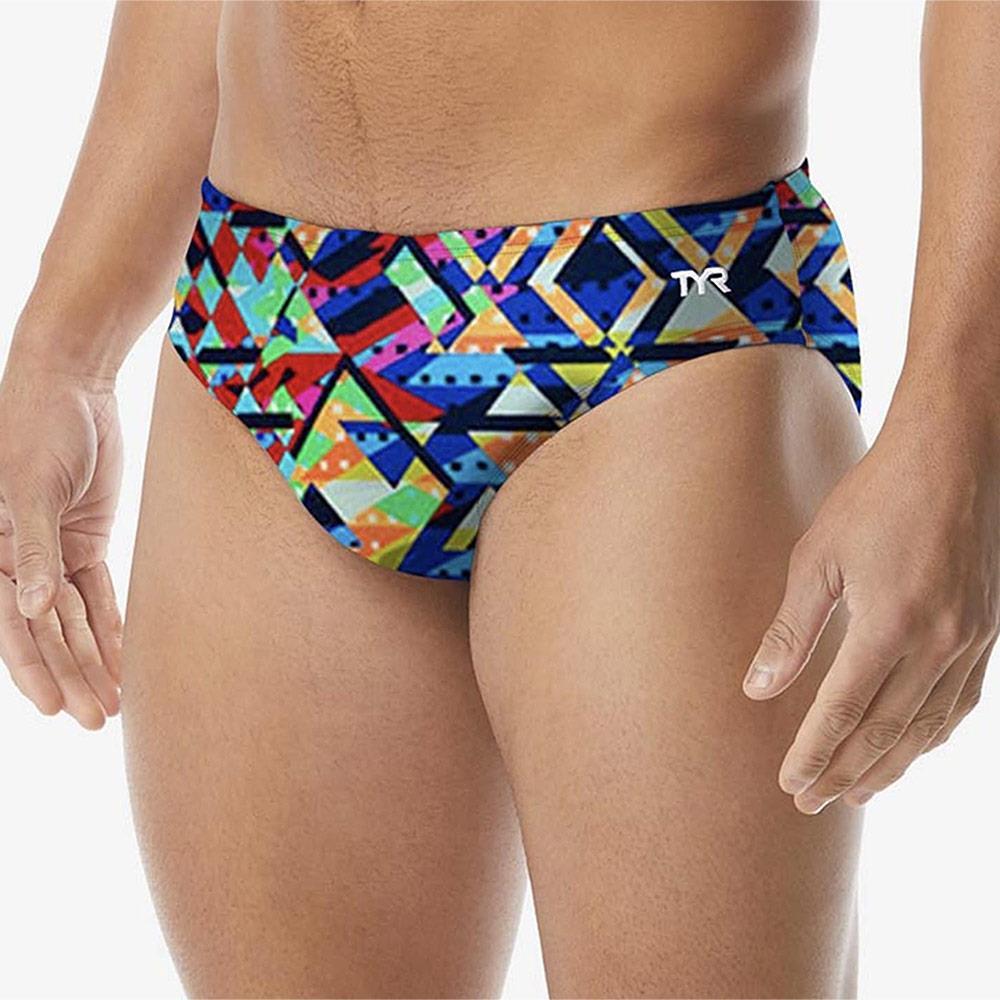 TYR TYR Boys Mosaic All Over Racer - Multi