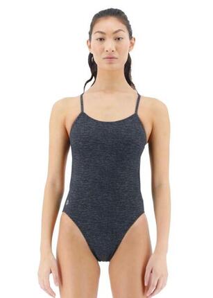 Maillot de bain TYR à découpes croisées - Noir
