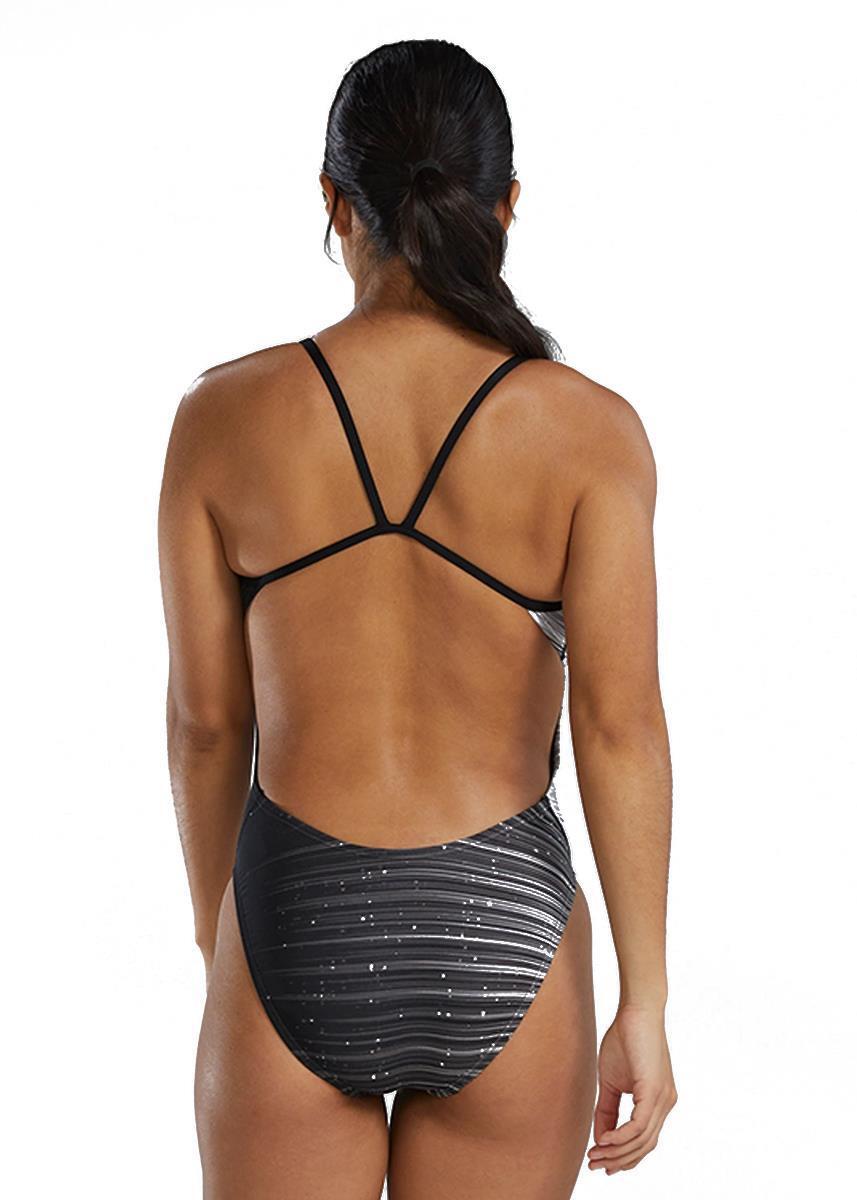 Maiô TYR CutoutFit Durafast Elite Speedwarp - Titânio 2/5
