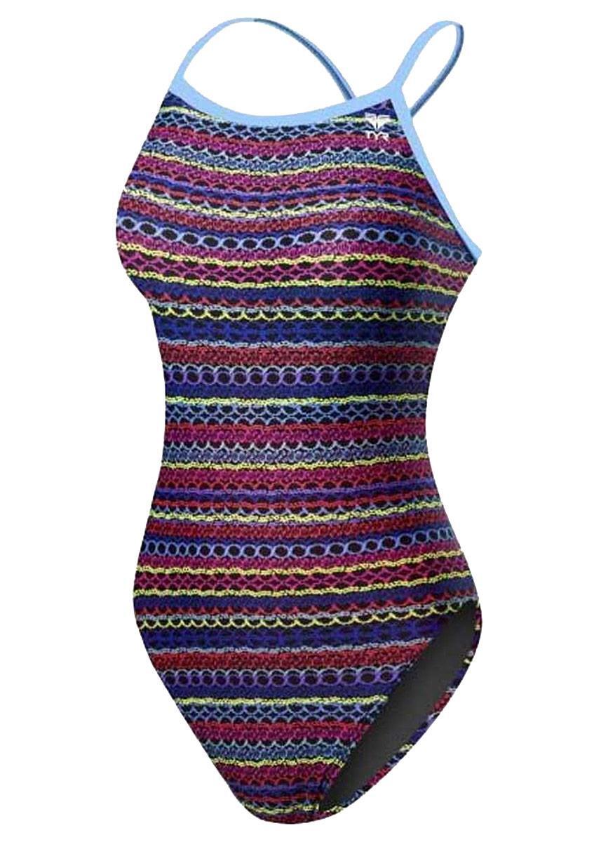 TYR Morocco All Over Diamondfit Swimsuit - Multi 1/3