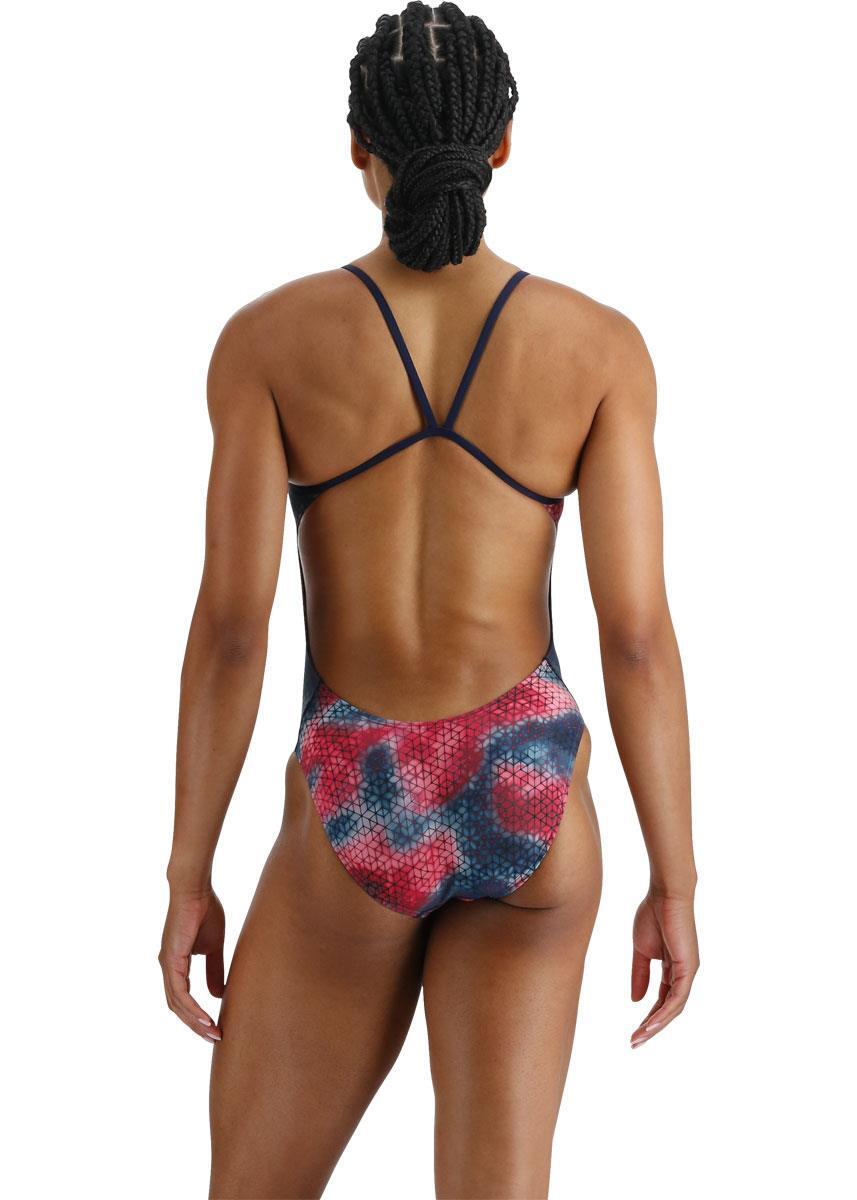 Maiô TYR Starhex CutoutFit - Vermelho/Multicolorido 4/7