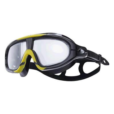 Tyr orion zwemmasker goggles - rook/zwart/geel