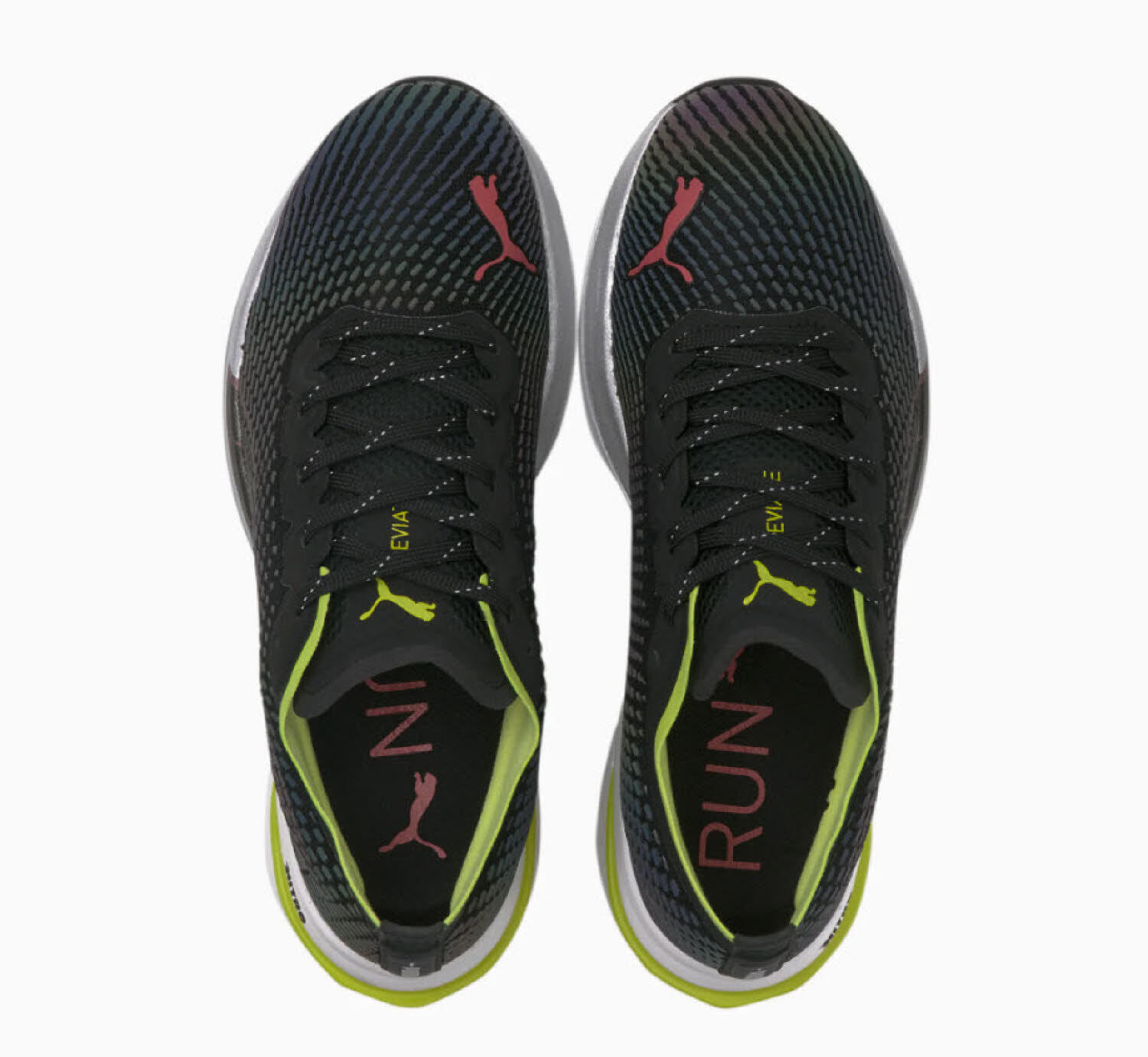 Scarpe da corsa donna Puma Deviate Nitro WTR nere 4/5