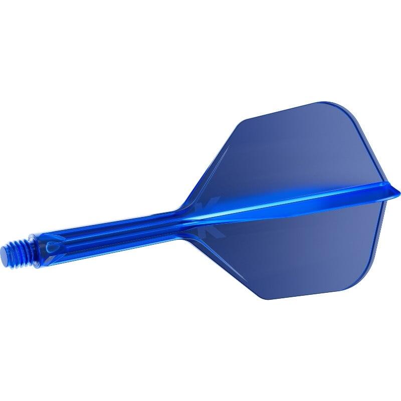 K Flex Dart Flights All in One Dart Flights and Stem Sets Medium No6 Blue 6/7