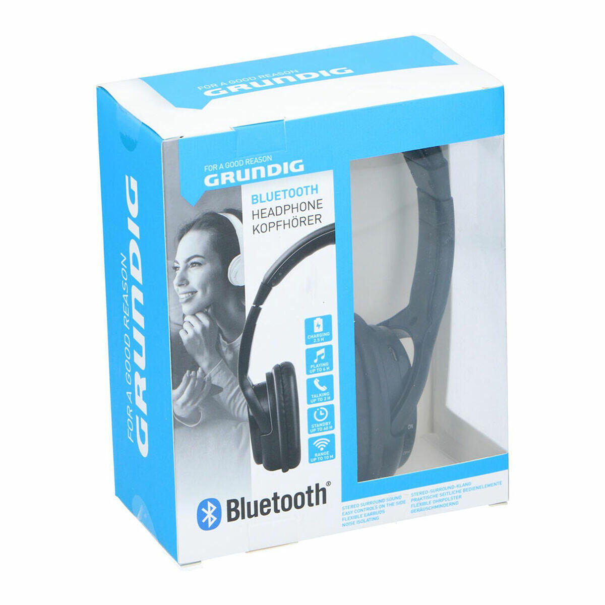Auriculares de Diadema Plegables con Bluetooth Grundig Blanco 2/3