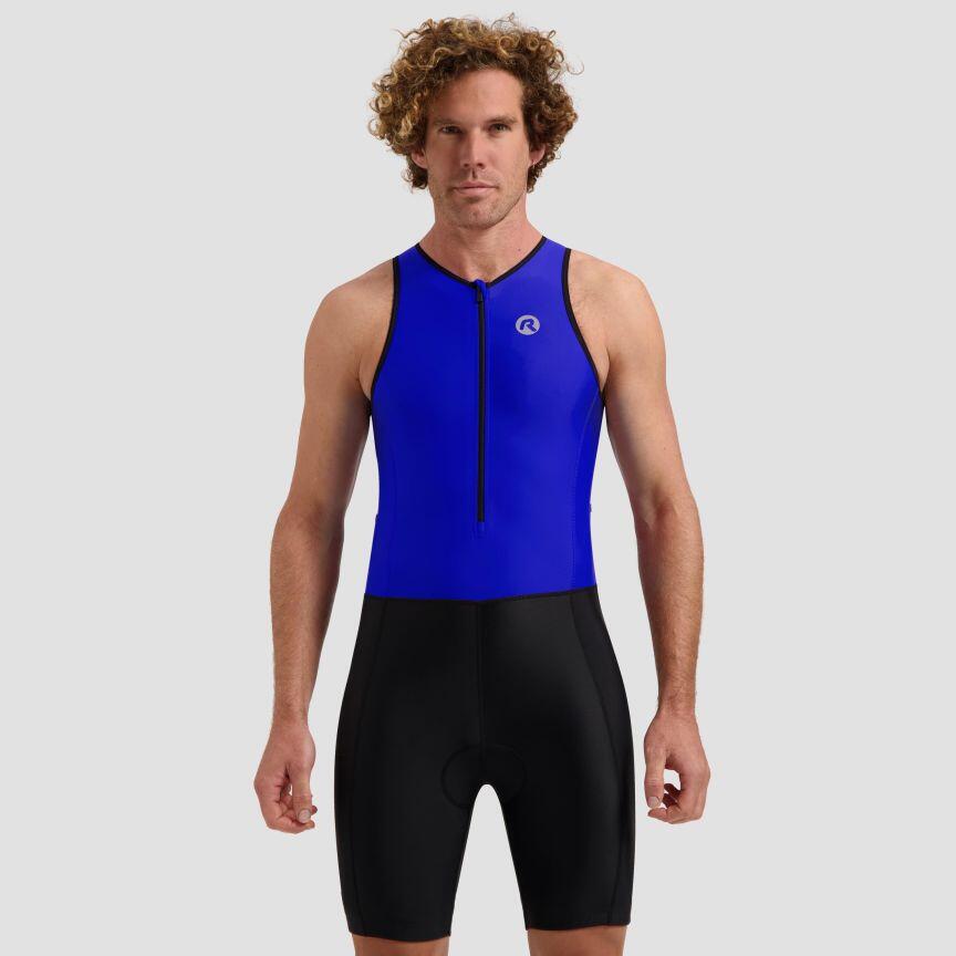 ROGELLI Triathlon Suit Sleeveless Florida Black/Blue